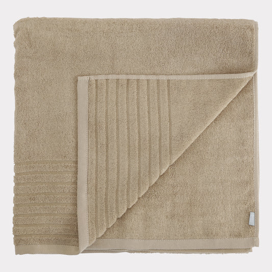 Bamboe handdoek zand Bambuni