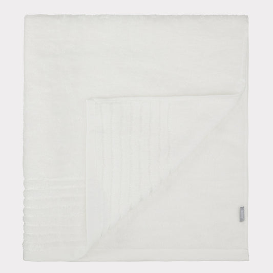 Witte bamboe badhanddoek van Bambuni