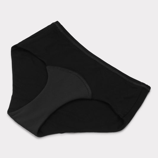 Bambuni bamboe incontinentieonderbroekjes voor vrouwen in het zwart