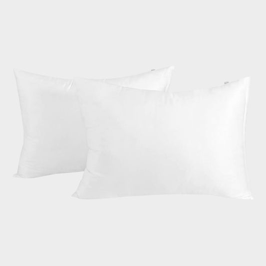 Bamboe kussensloop 50x70 cm in wit