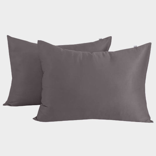 Bamboe kussensloop 50x70 cm in antracietgrijs