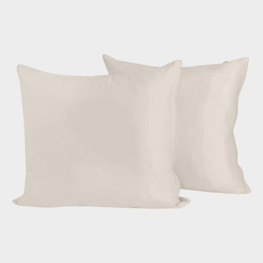 Bamboe kussensloop 60x63 cm in beige