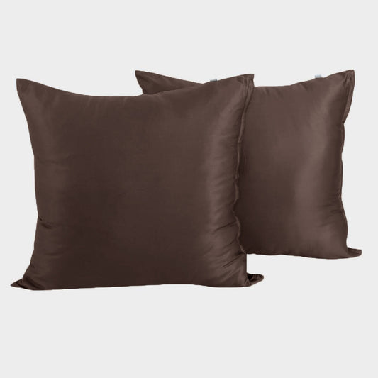 Bamboe kussensloop 60x63 cm in bruin