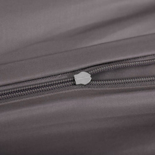 Bamboe beddengoed in antracietgrijs van Bambuni