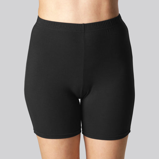 Zwarte bamboe shorts voor dames van Bambuni