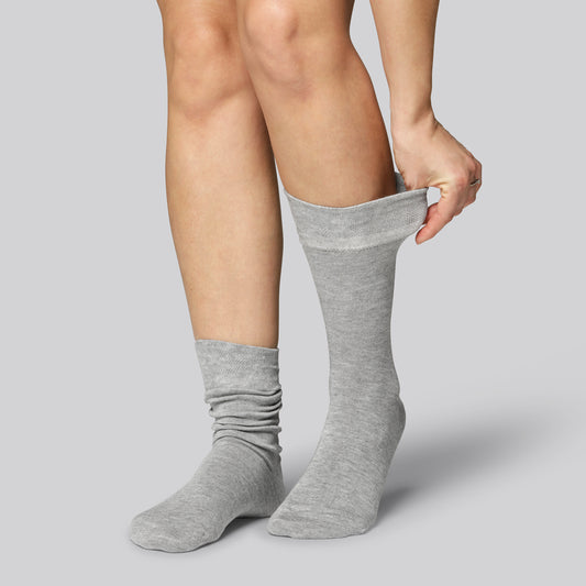 Bamboe sokken in grijs voor dames