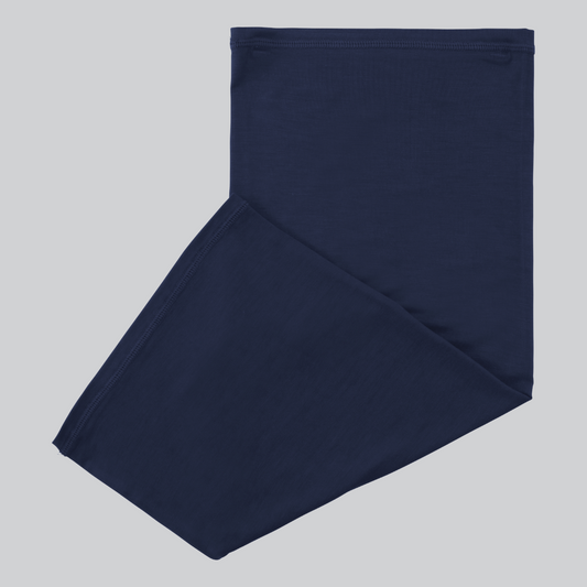 Bamboe nekwarmer in blauw