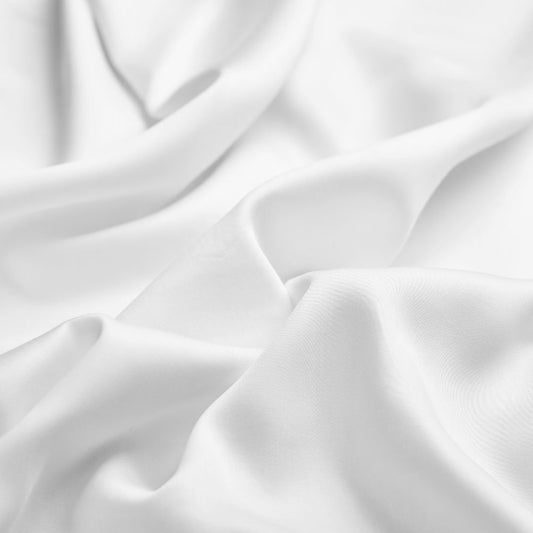 Bamboe plat laken in wit