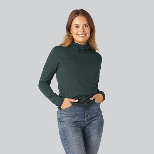 Bamboe coltrui in groen voor dames