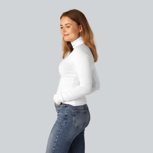 Witte bamboe coltrui voor dames