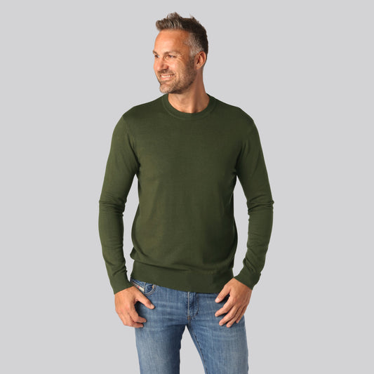 Bamboe gebreide truien in groen voor heren