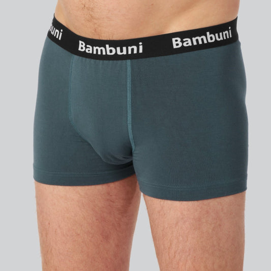 Herenonderbroek van bamboe met membraan in petrolkleur