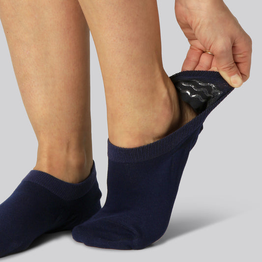 Bamboe sokjes in marineblauw voor dames