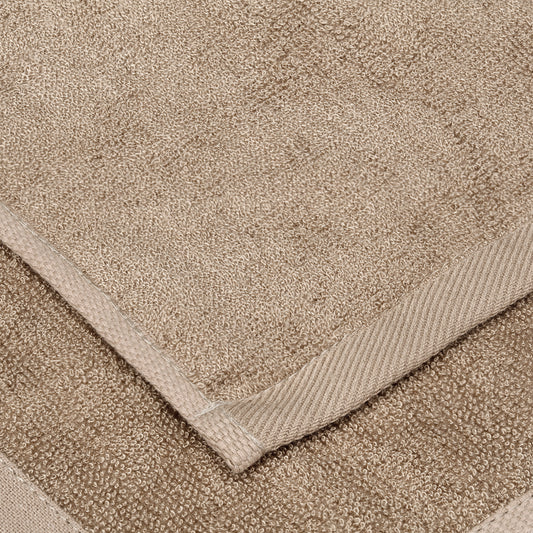 Bambuni washandje in zandkleur 25x25