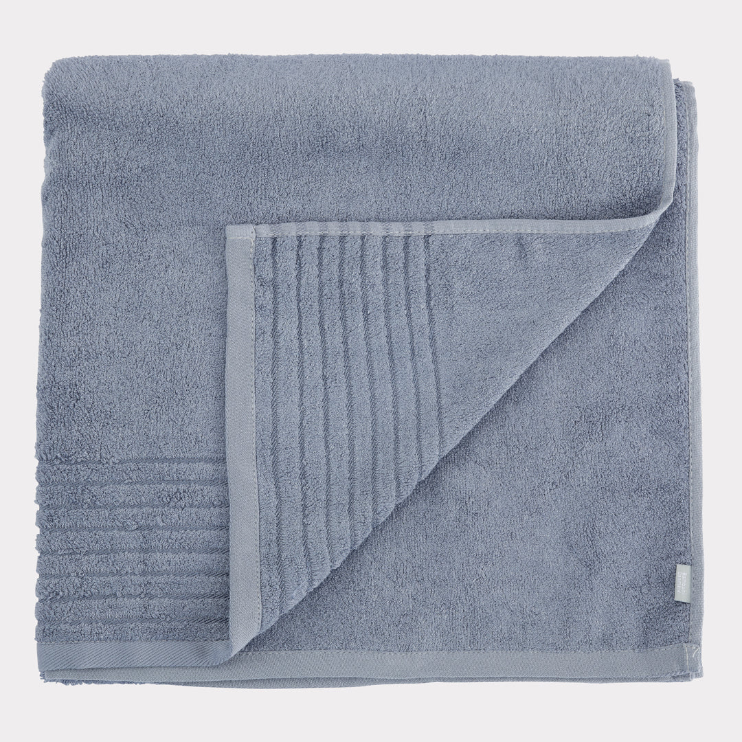 Bamboe handdoek blauw Bambuni