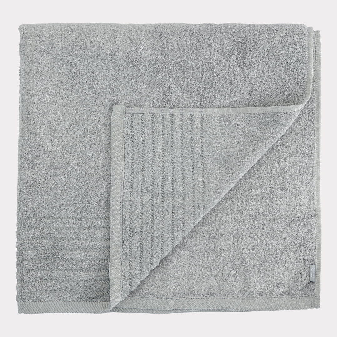 Bamboe handdoek lichtgrijs van Bambuni