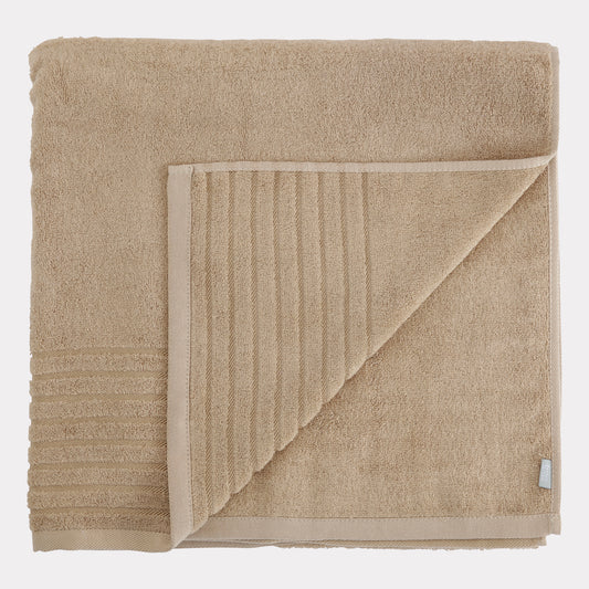 Bambuni bamboe strandhanddoek 100x150 cm in zand