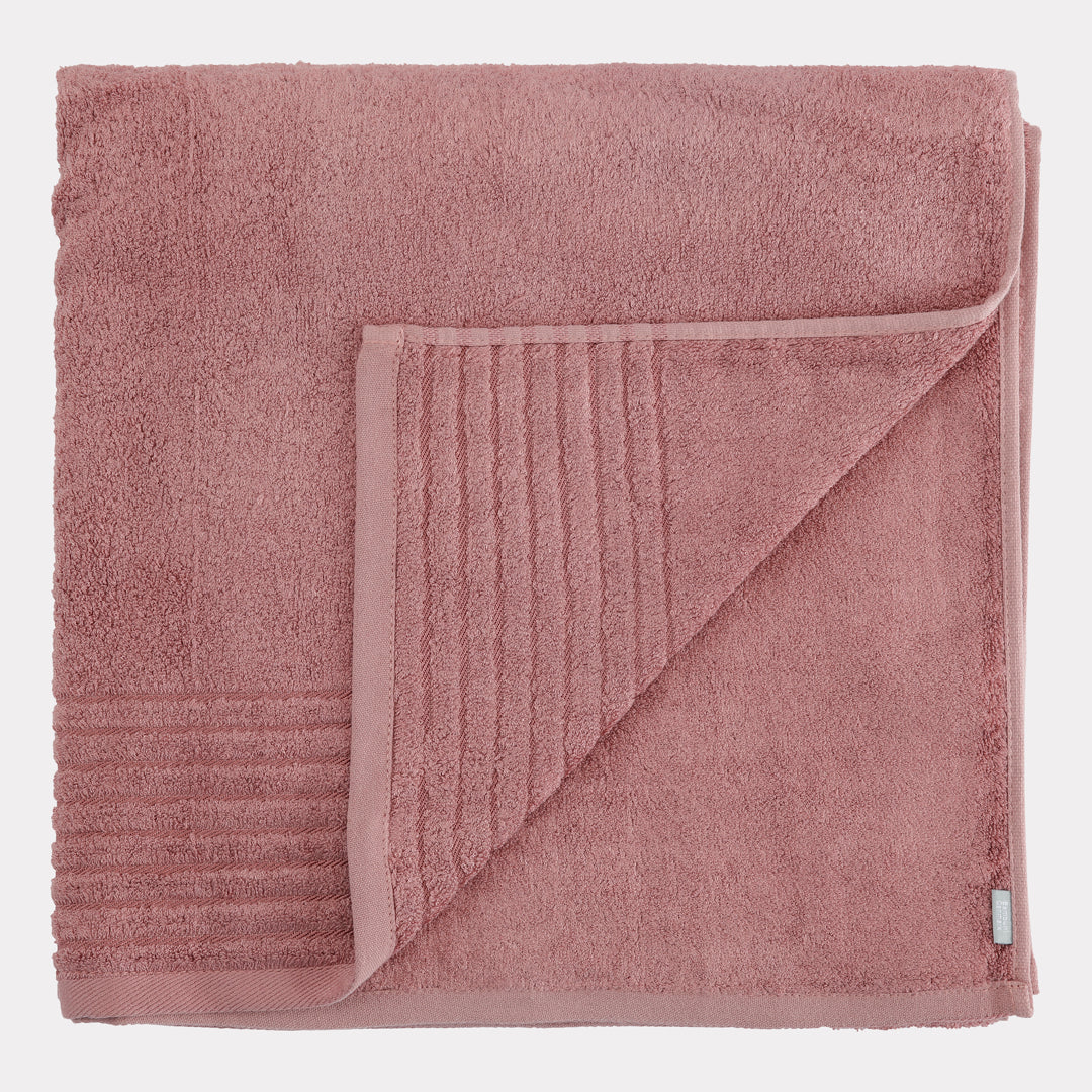 Bambuni bamboe strandhanddoek 100x150 cm in rood