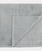 Bambuni bamboe strandhanddoek 100x150 cm lichtgrijs