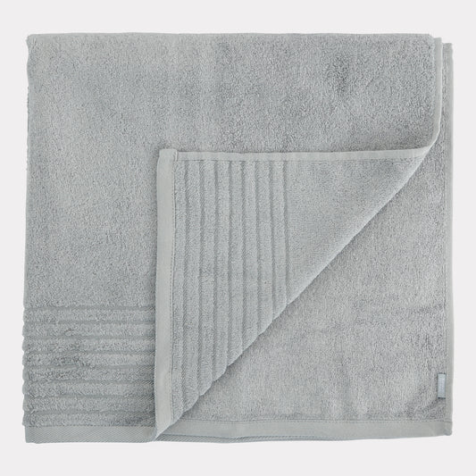 Bambuni bamboe strandhanddoek 100x150 cm lichtgrijs