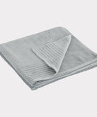 Bambuni bamboe strandhanddoek 100x150 cm lichtgrijs