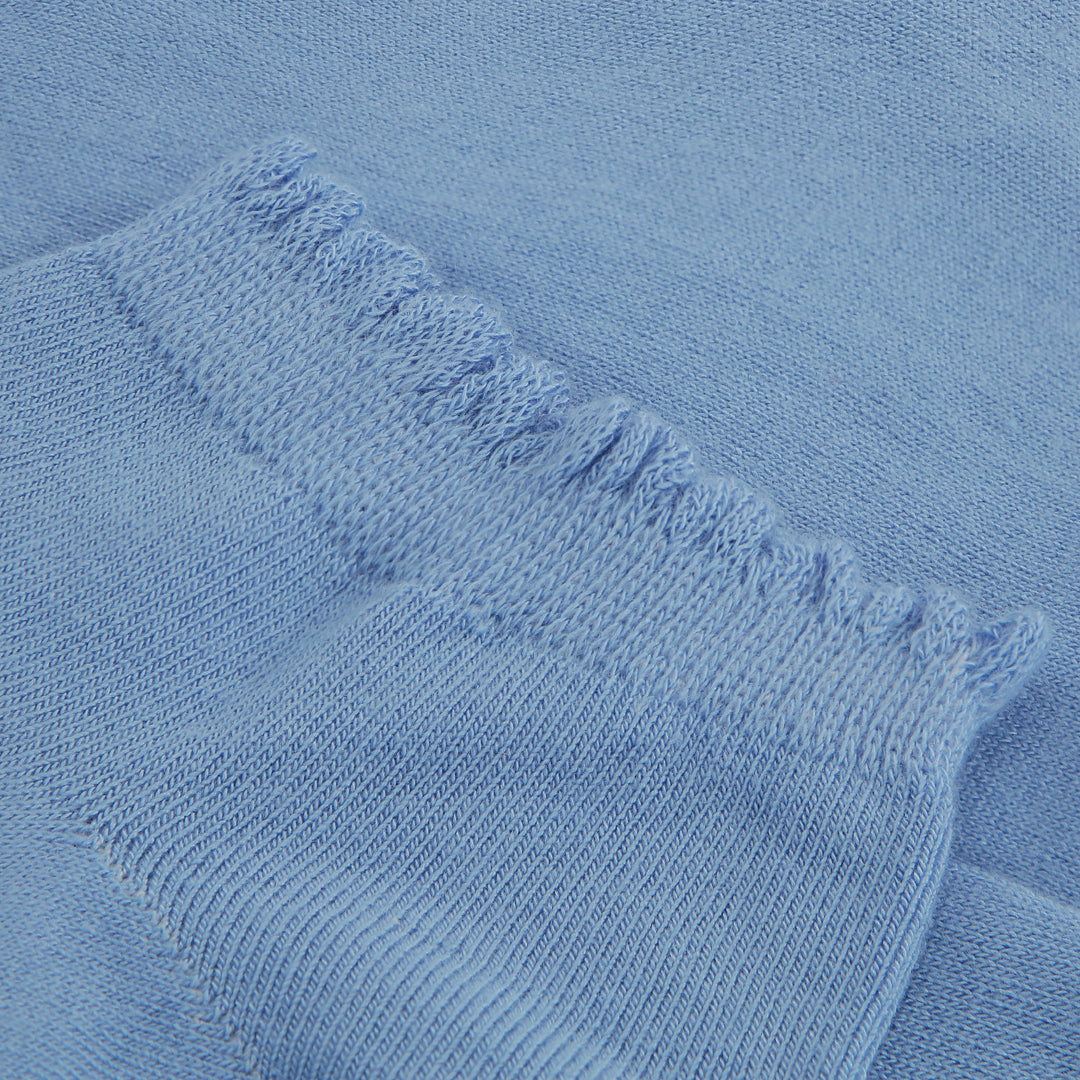 Bamboe enkelsokken met golvende ribbels voor dames