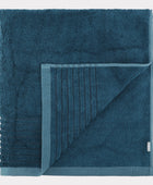 Bambuni bamboe strandhanddoek 100x150 cm in petrolkleur