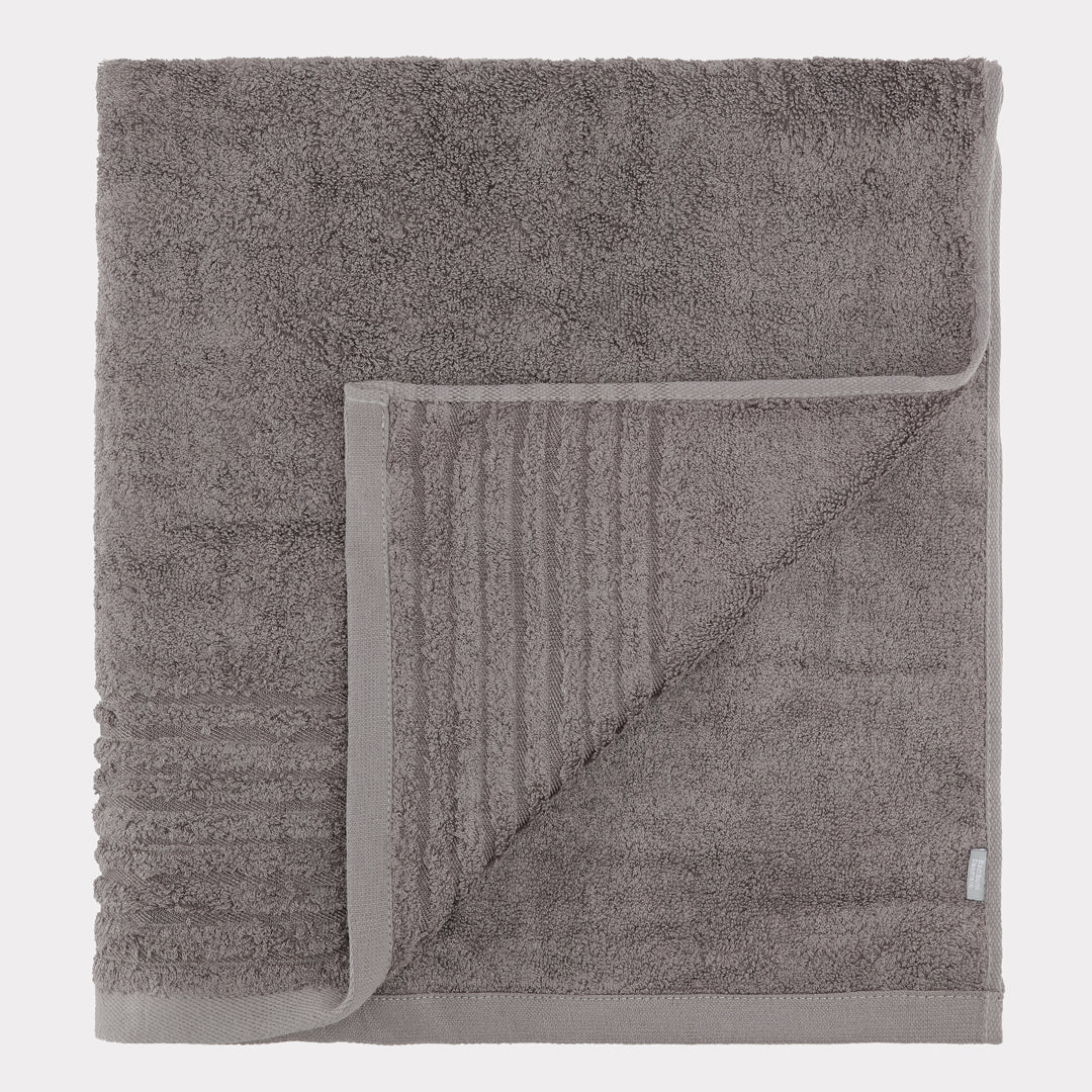 Bambuni bamboe strandhanddoek 100x150 cm in antracietgrijs