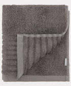 Gastendoek van bamboe in antracietgrijs van Bambuni