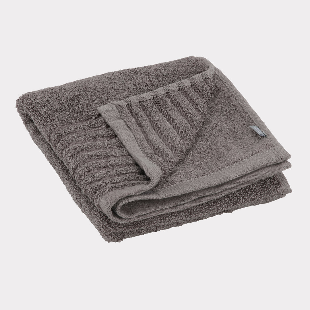 Gastendoek van bamboe in antracietgrijs van Bambuni