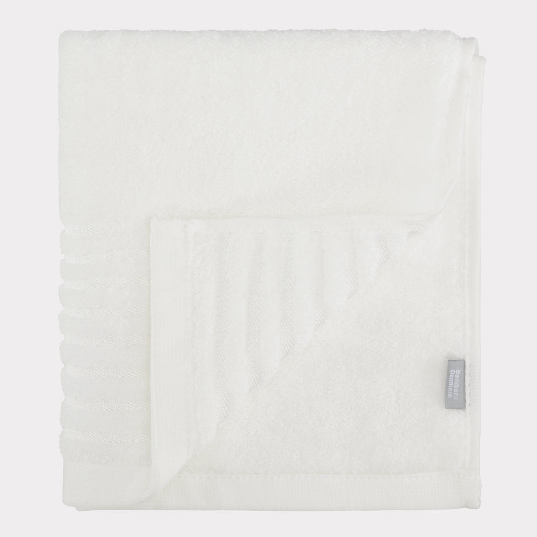 Witte bamboe gastendoek van Bambuni