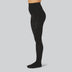 Zwarte bamboe panty voor dames