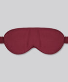 Bamboe slaapmasker in bordeauxrood