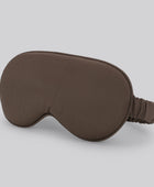 Bamboe slaapmasker in kastanjebruine kleur