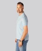 Bamboe polo in lichtblauw voor heren