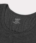 Nauwsluitend bamboe onderhemd in antracietgrijs voor heren