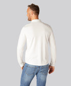 Bamboe poloshirt in wit voor heren