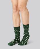 Bamboe sokken met stippen, set van 3 stuks, voor dames