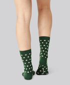 Bamboe sokken met stippen, set van 3 stuks, voor dames