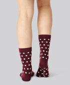 Bamboe sokken met stippen, set van 3 stuks, voor dames