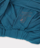 Gedraaide bamboe tulband in blauw voor vrouwen