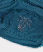 Klassieke bamboe tulband in blauw voor dames