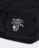 Klassieke bamboe tulband in zwart voor dames