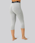 Bamboe 3/4 legging in grijs voor dames