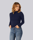 Bamboe coltrui in marineblauw voor dames