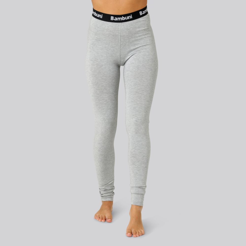 Bamboe legging in grijs voor dames