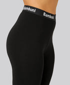 Bamboe legging in zwart van Bambuni