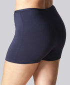 Bamboe hotpants in marineblauw