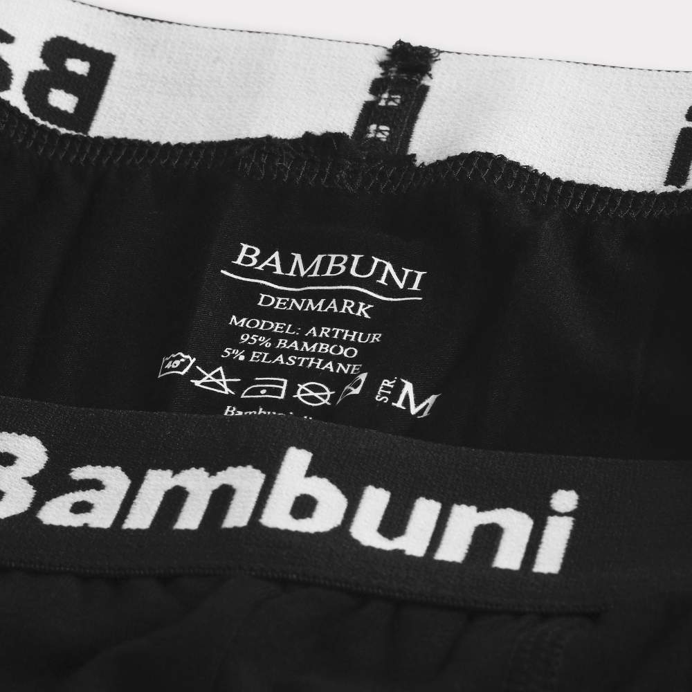 Bamboe onderbroek in zwart