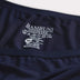 Maxi slip van bamboe in marineblauw